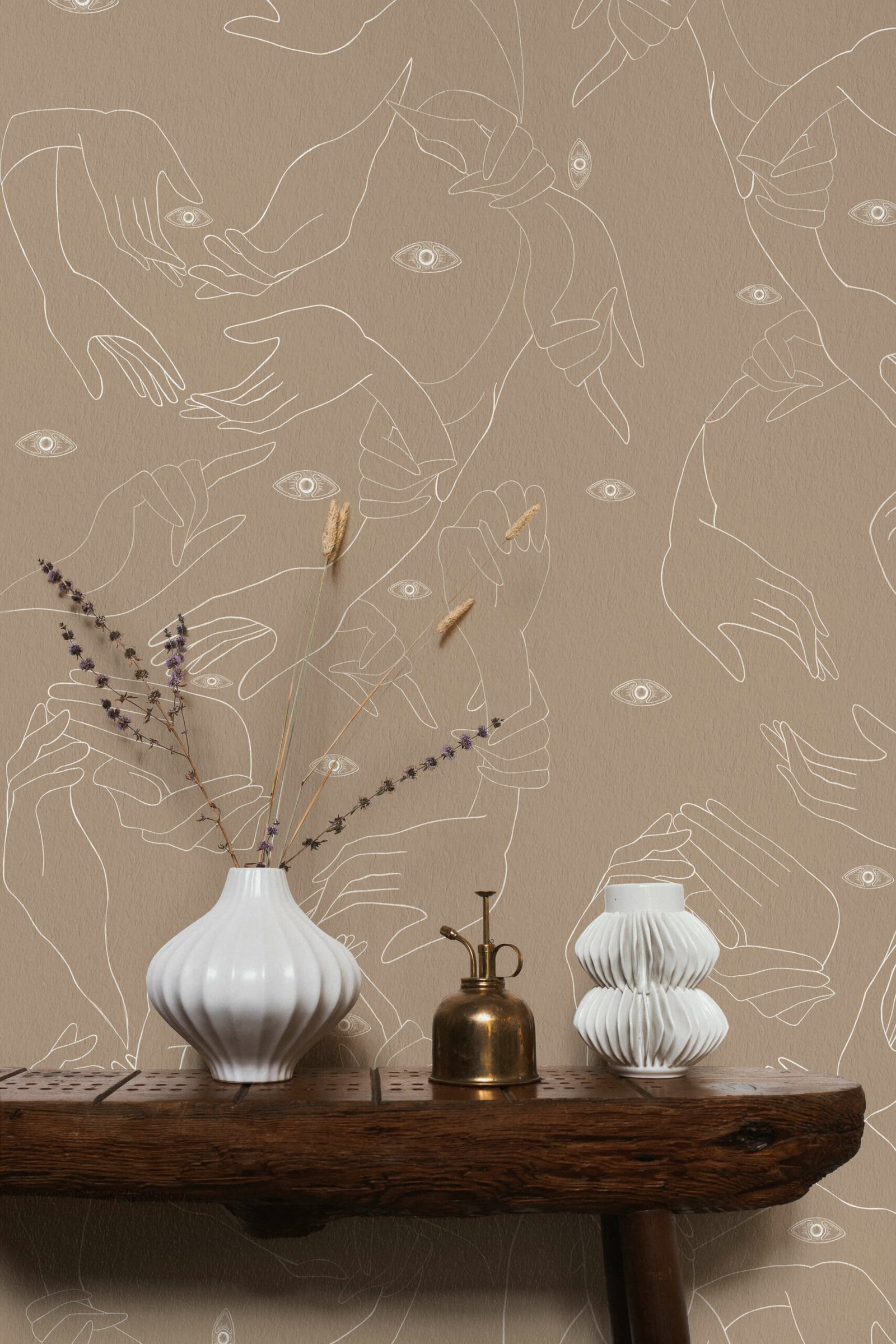 Carta-da-parati-Uno-Nessuno-Beige-soft-MaVoix-wallpaper-collezione-essenziali-details-scaled