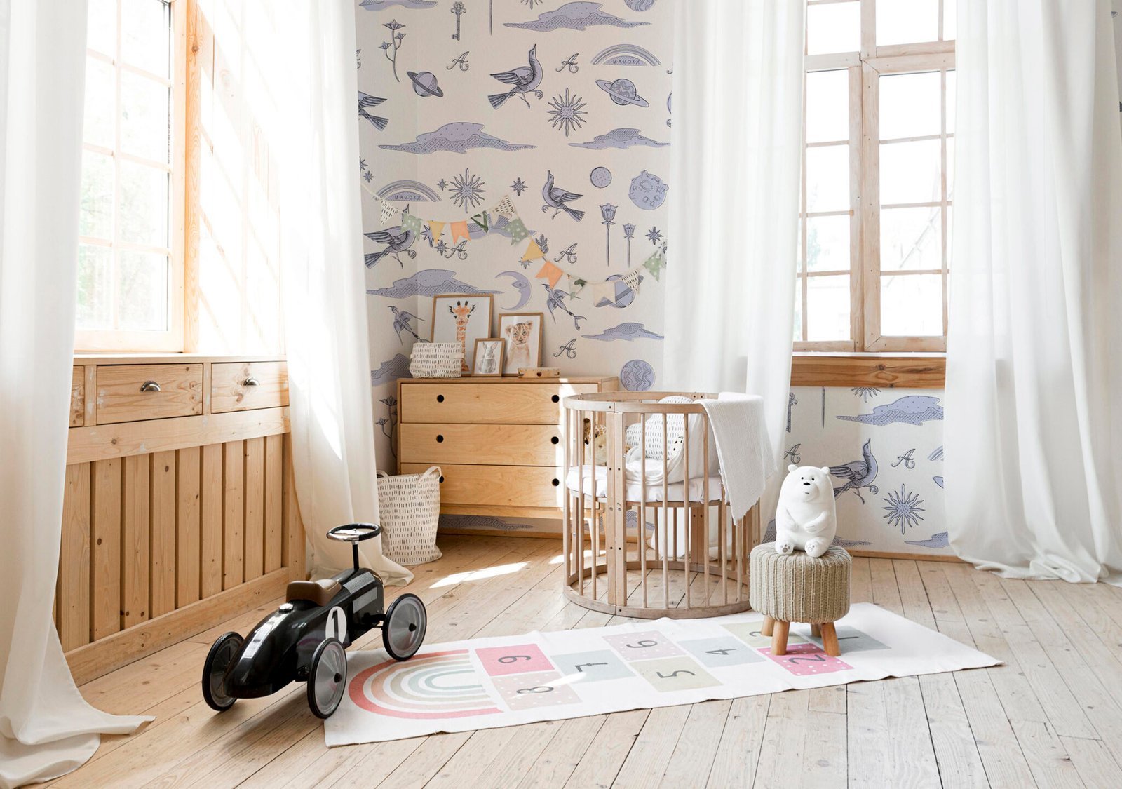 Carta-da-parati-Universo-Lilla-Digitale-Childreen-Room-decor-scaled