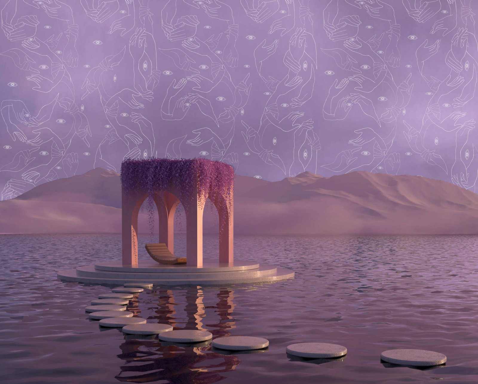 Carta-da-parati-Uno-Nessuno-Lavanda-digitale-MaVoix-wallpaper-inspiration-2048x1643