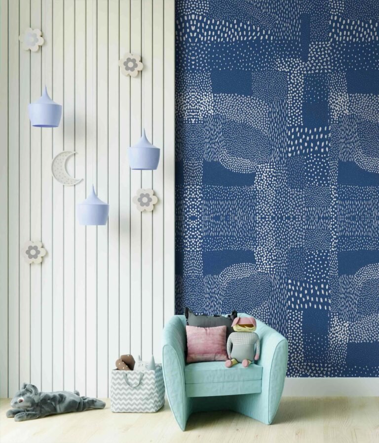 Macchiette Blu Classico | Wallpaper