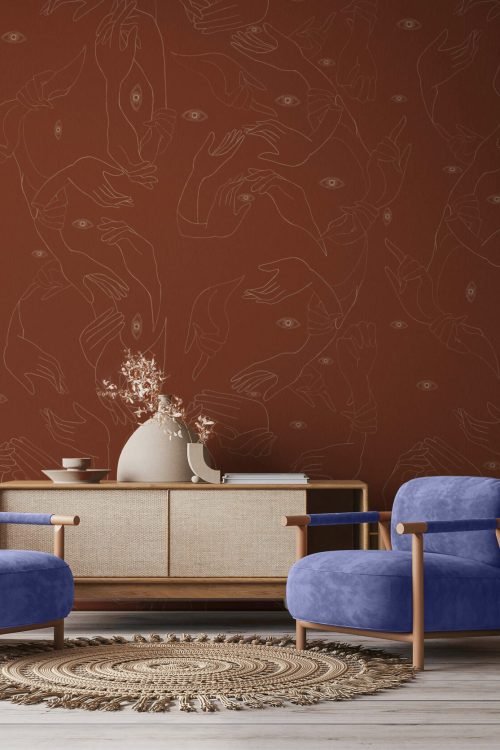 Carta-da-parati-Uno-Nessuno-Cannella-MaVoix-wallpaper-comfort-home-corner-interior-2048x1671