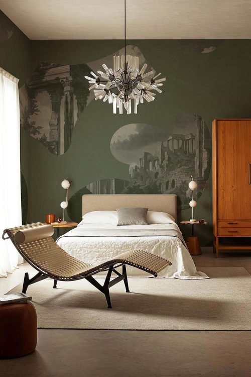 WHISPERS-OF-THE-FORGOTTEN-VERDE-SALVIA-EDITION-by-MAGNUS-GJOEN-bedroom-interior-MaVoix-Exclusive-Wallpaper